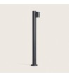 Balise Extérieure sur Pied 90 cm en Acier Inoxydable Stone - 101396 - vue 3