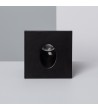 Balise LED 1W Encastrable au Mur Carrée Noire Adam - 86035 - vue 6