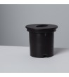 Balise LED 1W Encastrable au Mur Ronde Adam Noire - 86023 - vue 7