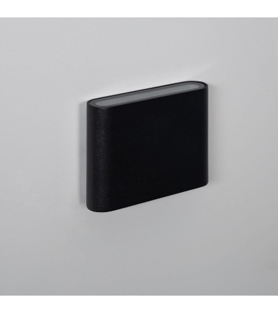 Applique Murale LED Extérieure Luming 6W Éclairage Double Face Carrée Noire - 88160 - vue 3