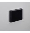 Applique Murale LED Extérieure Luming 6W Éclairage Double Face Carrée Noire - 88160 - vue 3