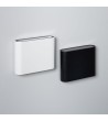 Applique Murale LED Extérieure Luming 6W Éclairage Double Face Carrée Noire - 88160 - vue 8