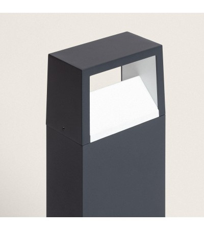 Balise LED 9W Extérieure Aluminium en Saillie sur Pied 50cm Sheffield - 114698 - vue 4