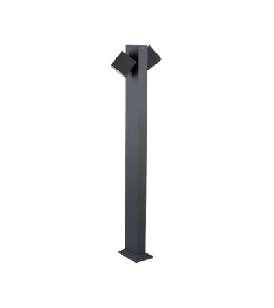 Balise LED Extérieure 22W en Saillie sur pied 100cm Cubus Bollard LEDS-C4 55-9944-Z5-CL - 69913 - vue 4