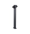 Balise LED Extérieure 22W en Saillie sur pied 100cm Cubus Bollard LEDS-C4 55-9944-Z5-CL - 69913 - vue 4