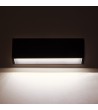 Balise LED Extérieure 3W En Saillie au Mur Rectangulaire Tunez Noire - 88348 - vue 8