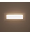 Balise LED Extérieure 7W Encastrable au Mur Rectangulaire en Aluminium Groult Blanche - 87905 - vue 9