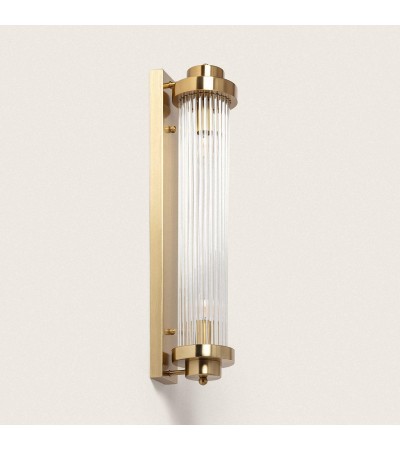 Lampe Murale Métal et Verre Marsen