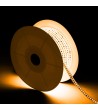 Ruban LED Dimmable 220V SMD Auto-redressement 120 LED/m BOBINE 50m 14W/m 1680lm/m SILICONE FLEX Largeur 12mm Coupe 10cm…
