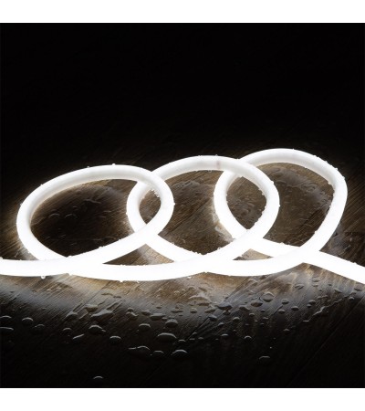 Ruban LED Néon Dimmable 220V BOBINE 50m Circulaire SFLEXx17 8W/m Coupe 100cm IP65 - 121716 - vue 6