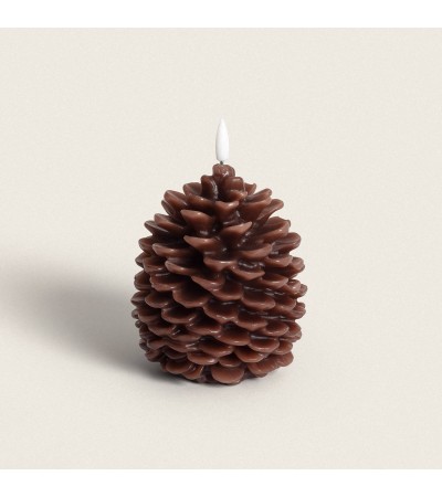 Bougie LED Cire Naturelle à Piles Konggle - 105787 - vue 4