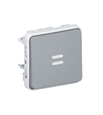 Bouton-Poussoir NO Lumineux Composable Plexo LEGRAND 069542 - 80423 - vue 2