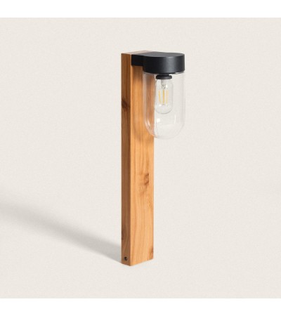 Balise Extérieur en Saillie sur Pied 50cm Acier Inoxydable et Verre Sentinel