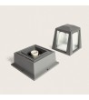 Balise Extérieure E27 Aluminium 25cm Tika - 100532 - vue 4