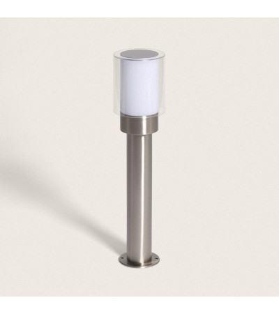 Balise Extérieure en Saillie sur Pied 50cm Acier Inoxydable Martin