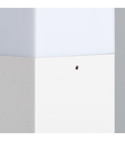 Balise Extérieure en Saillie sur Pied 74cm Augusta Blanche - 5348 - vue 4