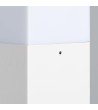 Balise Extérieure en Saillie sur Pied 74cm Augusta Blanche - 5348 - vue 4