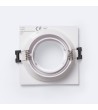 Collerette Downlight Carré IP65 pour Ampoule LED GU10 / GU5.3 Coupe Ø75 mm Maxis - 113846 - vue 4