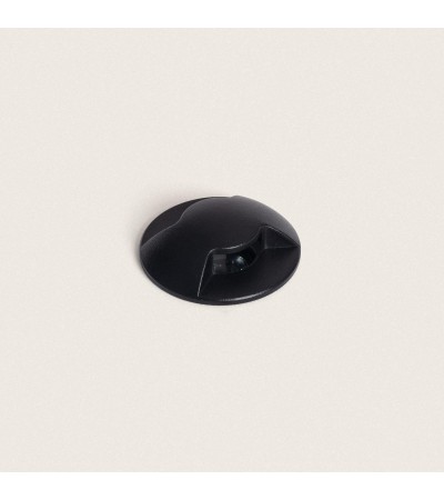 Balise Extérieure LED 1W Encastrable au Sol Letso 2L Noire