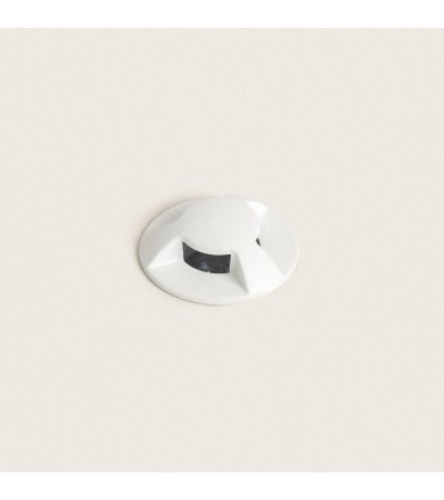 Balise Extérieure LED 1W Encastrable au Sol Letso 3L Blanche