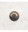 Balise Extérieure LED Encastrable Sol 1L 24V DC Loto Noire - 89074 - vue 4