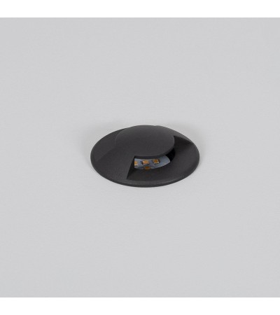 Balise Extérieure LED Encastrable Sol 2L 24V DC Loto Noire - 89095 - vue 1
