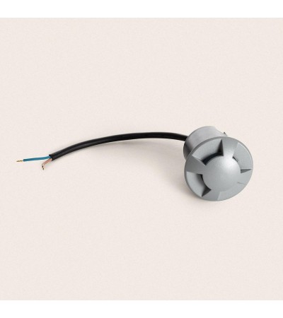Balise Extérieure LED Encastrable Sol 4L 24V DC Loto Grise - 89112 - vue 3