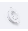 Collerette Downlight Ronde Blanche pour Ampoule LED GU10 / GU5.3 Coupe Ø 75 mm - 108912 - vue 7