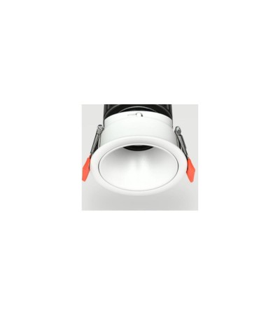 Collerette Downlight Ronde Blanche pour Ampoule LED GU10 / GU5.3 Coupe Ø 75 mm - 108912 - vue 9