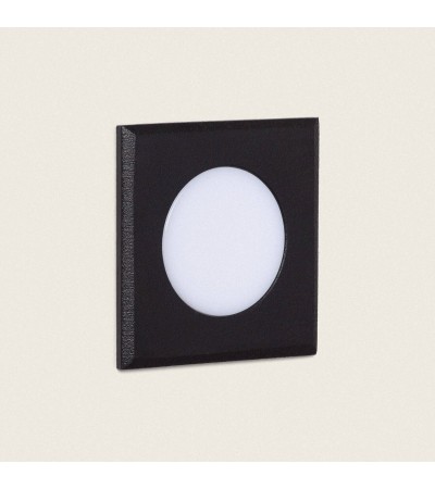 Balise Extérieure LED 2W Carrée Encastrable au Mur Welly