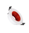 Collerette Downlight Ronde Orientable pour Ampoule LED GU10/GU5.3 Coupe Ø 80mm - 86762 - vue 3