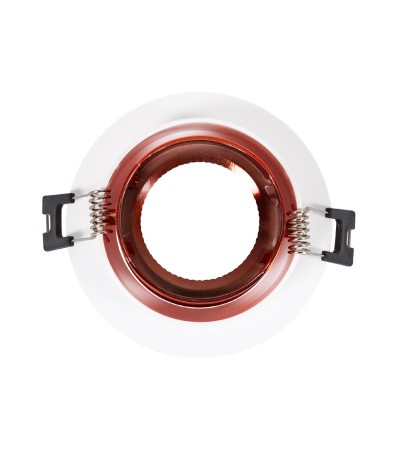 Collerette Downlight Ronde Orientable pour Ampoule LED GU10/GU5.3 Coupe Ø 80mm - 86762 - vue 5