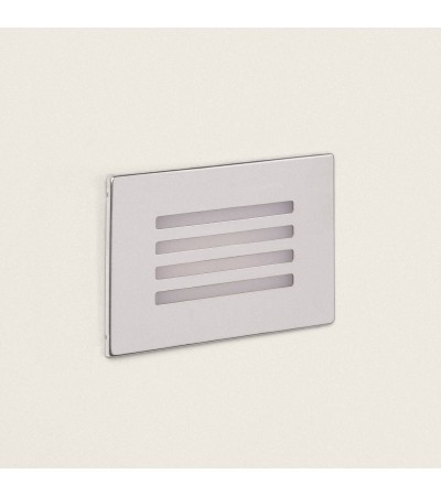 Balise Murale Extérieure LED 3W Acier Inoxydable Encastrable Elis