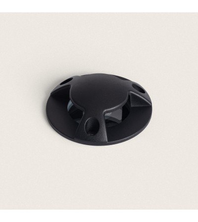 Balise Extérieure LED 3W Encastrable au Sol Gimsha 3L Noire - 102371 - vue 3
