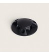 Balise Extérieure LED 3W Encastrable au Sol Gimsha 3L Noire - 102371 - vue 3