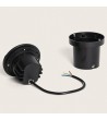 Balise Extérieure LED 3W Encastrable au Sol Gimsha 3L Noire - 102371 - vue 5