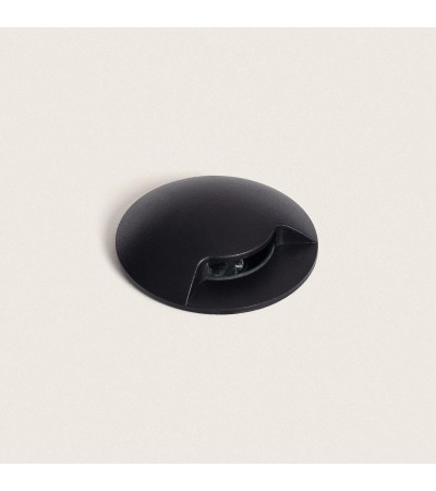 Balise Extérieure LED 3W Encastrable au Sol Letso 1L Noire - 102751 - vue 3