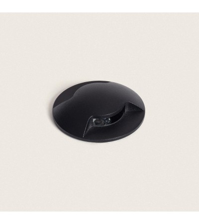 Balise Extérieure LED 3W Encastrable au Sol Letso 2L Noire