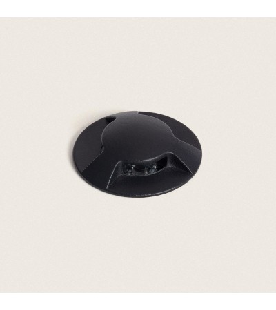 Balise Extérieure LED 3W Encastrable au Sol Letso 3L Noire