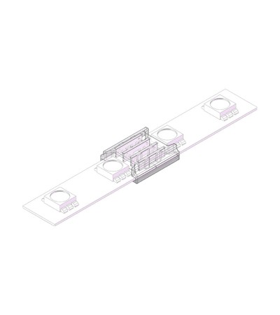 Connecteur HIPPO pour Ruban LED RGBIC COB 24V DC IP20 Largeur 10mm - 108042 - vue 4