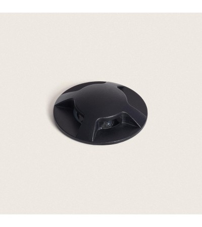 Balise Extérieure LED 3W Encastrable au Sol Letso 4L Noire