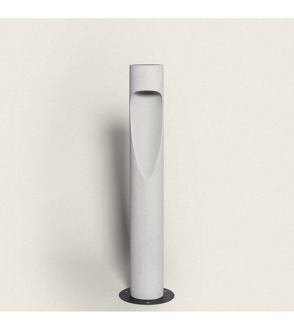 Balise Extérieure LED Dimmable 4.5W Ciment Tervin 75 cm - 113007 - vue 1