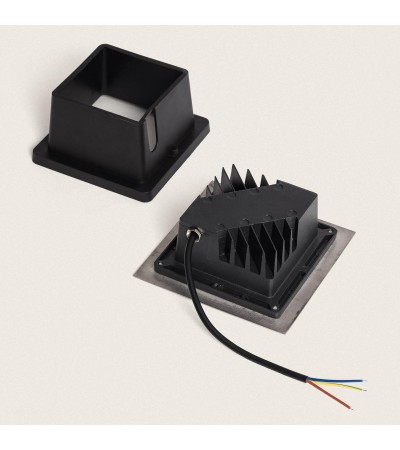 Balise Extérieure LED Encastrable au Sol Carrée Utopia 12 W - 102393 - vue 5