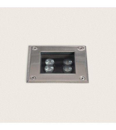 Balise Extérieure LED Encastrable au Sol Carrée Utopia 6W - 102391 - vue 1