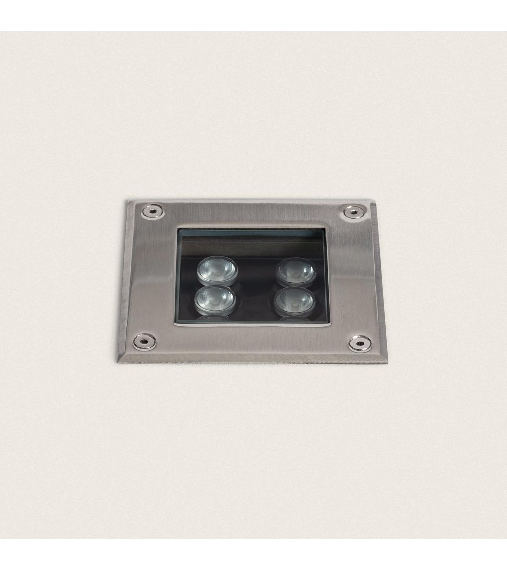 Balise Extérieure LED Encastrable au Sol Carrée Utopia 6W - 102391 - vue 1