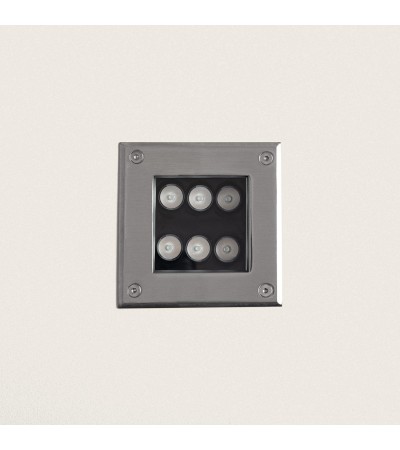 Balise Extérieure LED Encastrable au Sol Carrée Utopia 6W - 102391 - vue 2