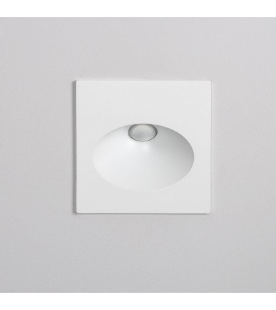 Balise Extérieure Murale LED Encastrable 3W Carrée Coney Blanche - 87803 - vue 5