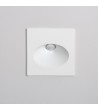Balise Extérieure Murale LED Encastrable 3W Carrée Coney Blanche - 87803 - vue 5