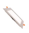 Dalle LED 18W Carrée Extra-Plate Coupe 205x205mm Argentée - 1196 - vue 8