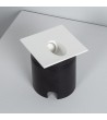 Balise Extérieure Murale LED Encastrable 3W Carrée Ellis Blanche - 87845 - vue 6